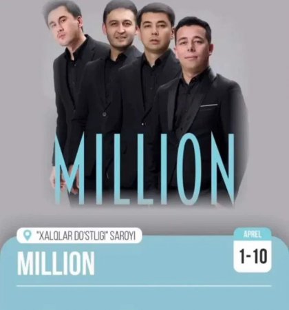 MILLION JAMOASI (2025) KONSERT DASTURI 720 1080p HD Skachat