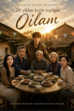 20 yildan keyin topilgan oilam 1-2-3-4-5-6-7-10-20-30-50-60-70-Qism drama koreya seriali uzbek tilida Barcha qismlar 2026 HD skachat